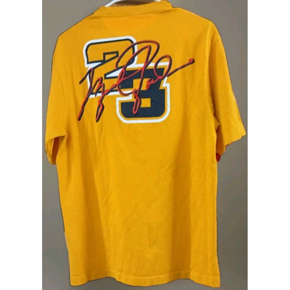 Nike Air Jordan 23 Shirt S Yellow Jumpman Retro Signature Graphic Streetwear
